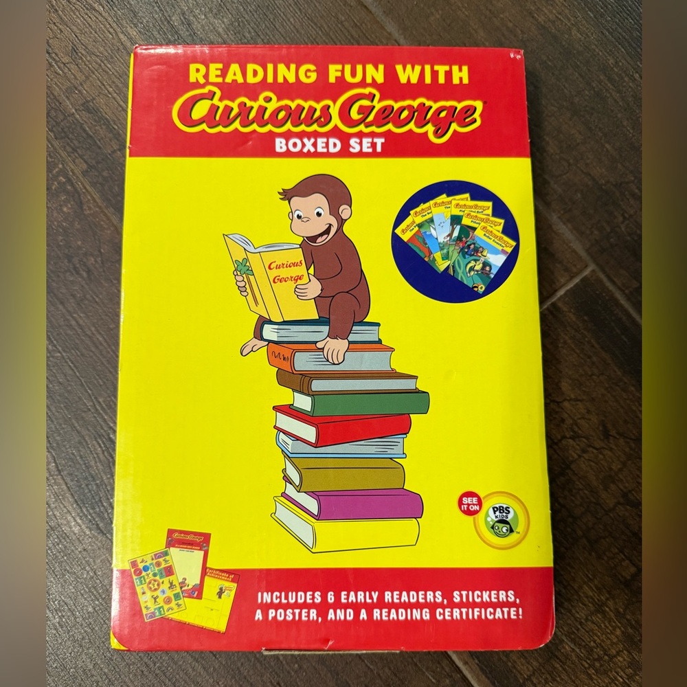 Used “Reading fun with Curious George” box set